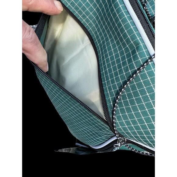 Picnic Essentials 30pc Essential Travel Backpack Plates Green Insulated Cooler - Picture 5 of 11